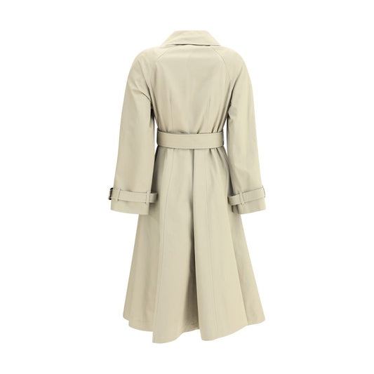 Burberry Ellingham fit-and-flare long gabardine Trench Coat $4588.00 Burberry Luzworld