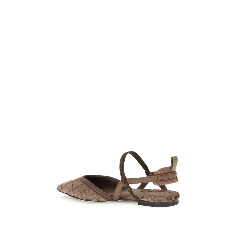 Fendi Colibrì Lite slingback Ballerinas $1652.00 Fendi Luzworld