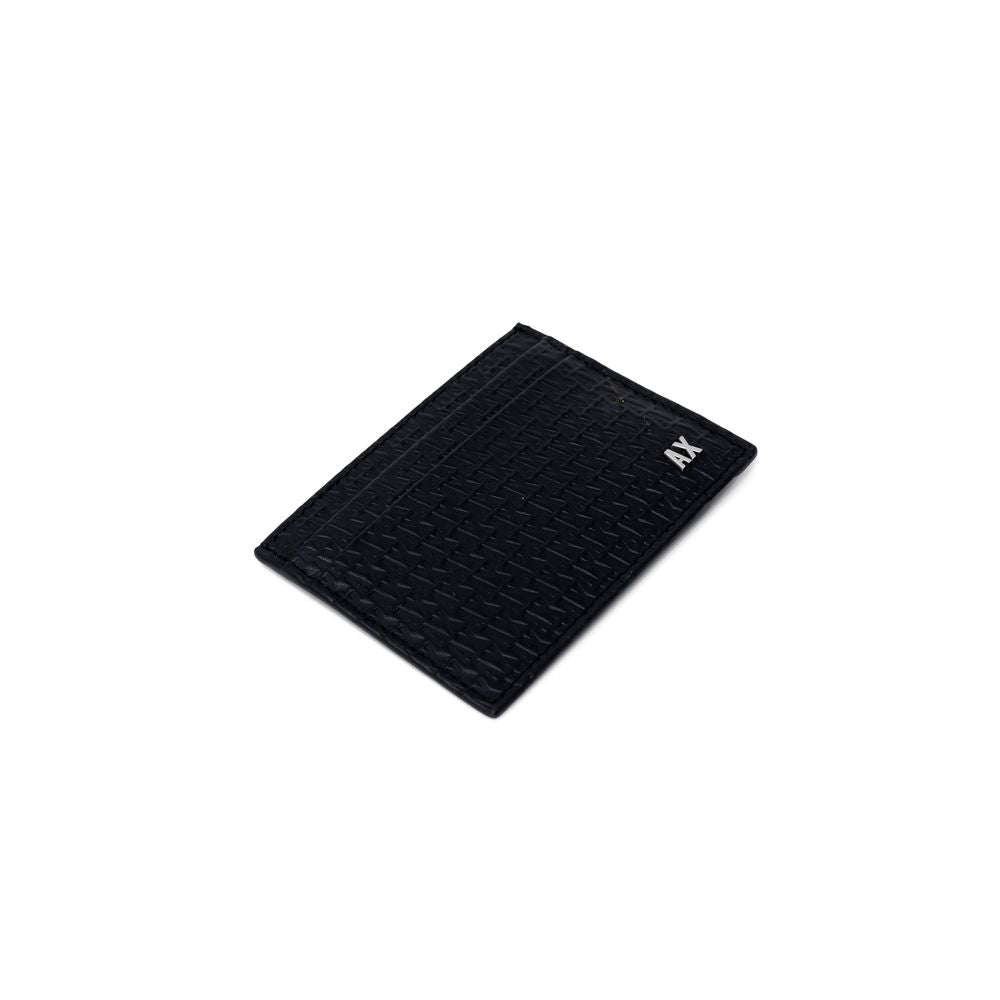 Armani Exchange Black Leather Wallet $162.00 Armani Exchange Luzworld