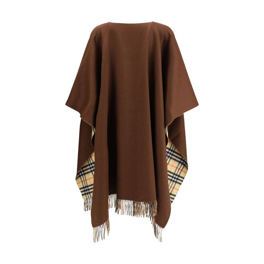 Burberry Reversible check wool cashmere Cape $3307.00 Burberry Luzworld
