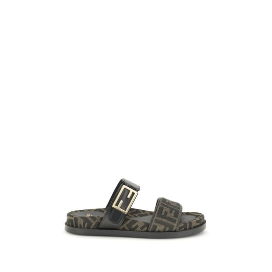 Fendi FF fabric sandal $1593.00 Fendi Luzworld