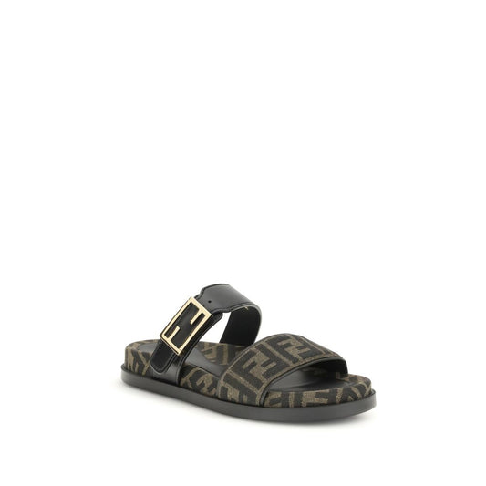 Fendi FF fabric sandal $1593.00 Fendi Luzworld