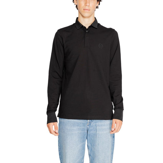 Armani Exchange Black Cotton Long Sleeve $171.00 Armani Exchange Luzworld