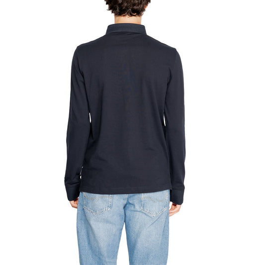Armani Exchange Blue Cotton Long Sleeve $171.00 Armani Exchange Luzworld
