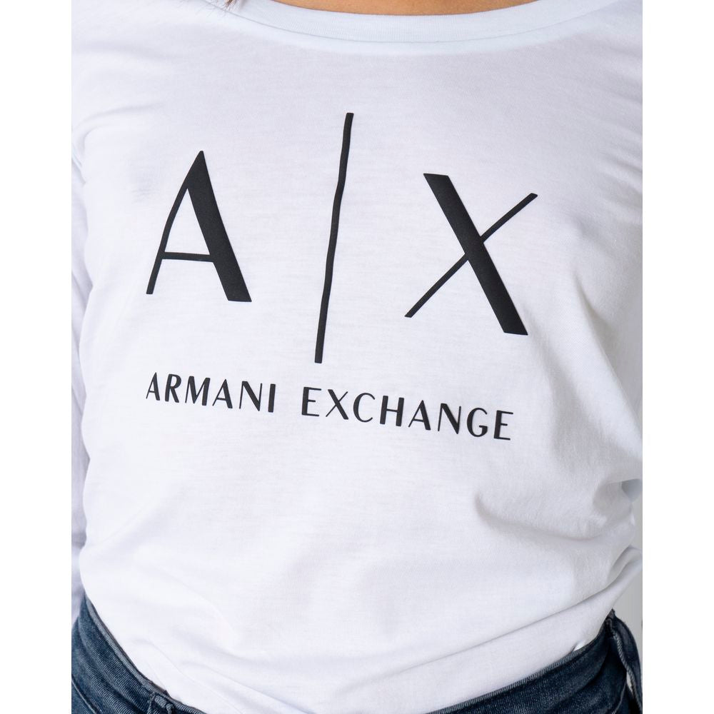 Armani Exchange White Cotton Long Sleeve $164.00 Armani Exchange Luzworld