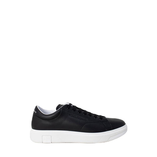 Armani Exchange Black Leather Sneaker $354.00 Armani Exchange Luzworld