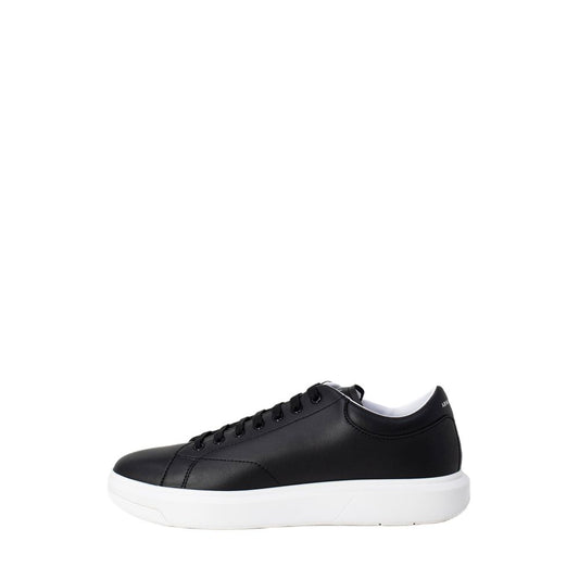 Armani Exchange Black Leather Sneaker $354.00 Armani Exchange Luzworld