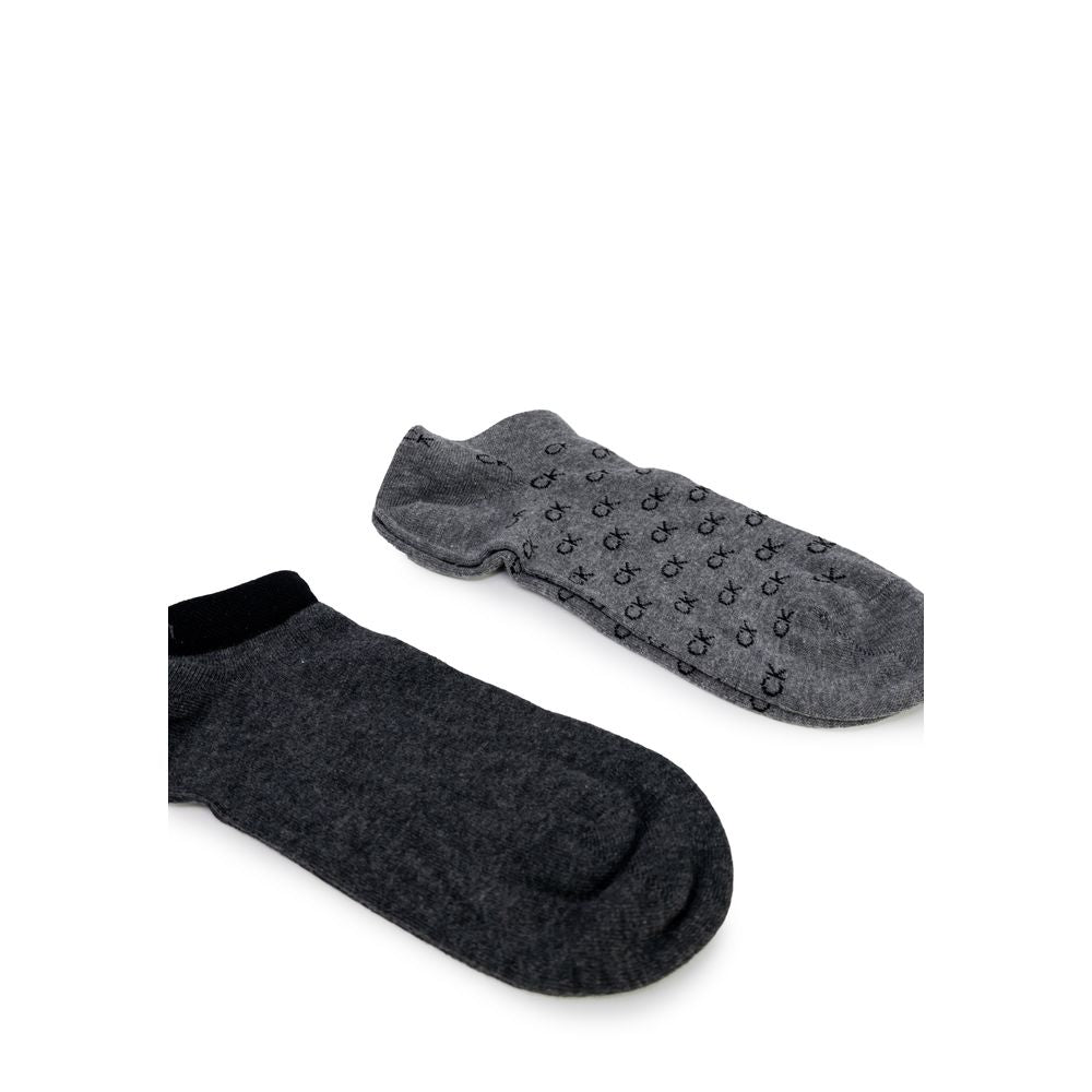 Calvin Klein Gray Elastane Sock $96.00 Calvin Klein Luzworld