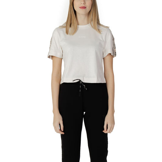 Guess Active Cream Cotton T-Shirt $140.00 Guess Active Luzworld