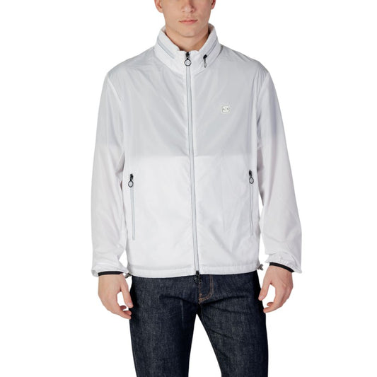 Armani Exchange White Polyester Jackets & Coat $305.00 Armani Exchange Luzworld