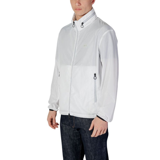 Armani Exchange White Polyester Jackets & Coat $305.00 Armani Exchange Luzworld