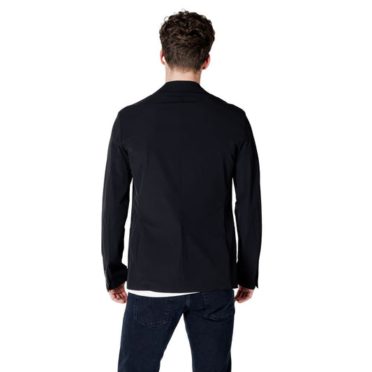 Armani Exchange Black Cotton Blazer $631.00 Armani Exchange Luzworld