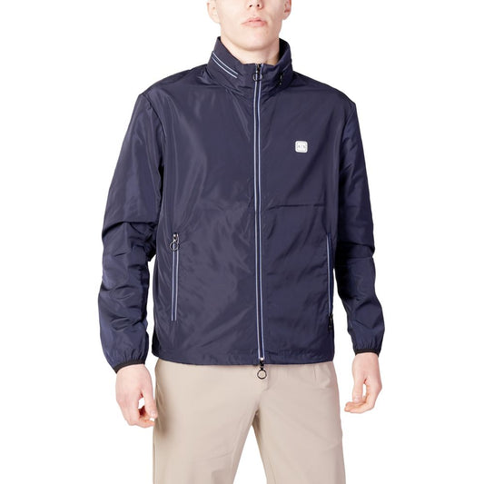 Armani Exchange Blue Polyester Jackets & Coat $315.00 Armani Exchange Luzworld