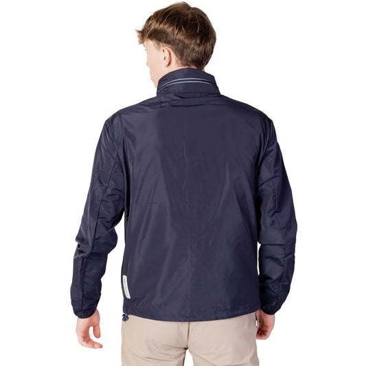 Armani Exchange Blue Polyester Jackets & Coat $315.00 Armani Exchange Luzworld