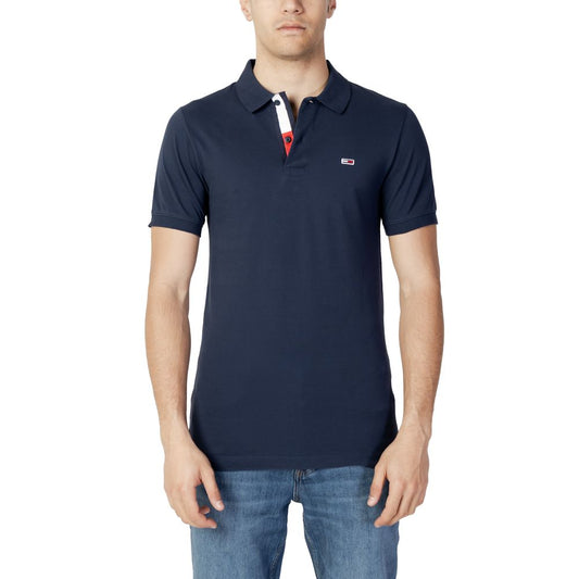 Tommy Hilfiger Jeans Blue Cotton Polo Shirt $181.00 Tommy Hilfiger Jeans Luzworld