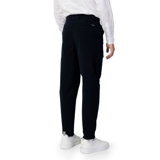 Armani Exchange Blue Cotton Pant $280.00 Armani Exchange Luzworld