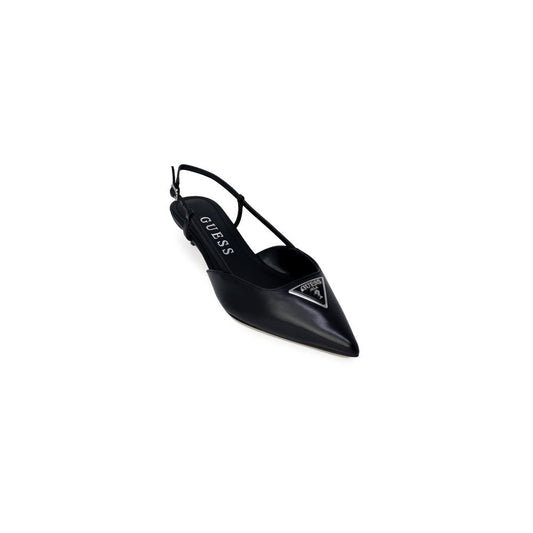 Guess Black Polyester High Heel $280.00 Guess Luzworld