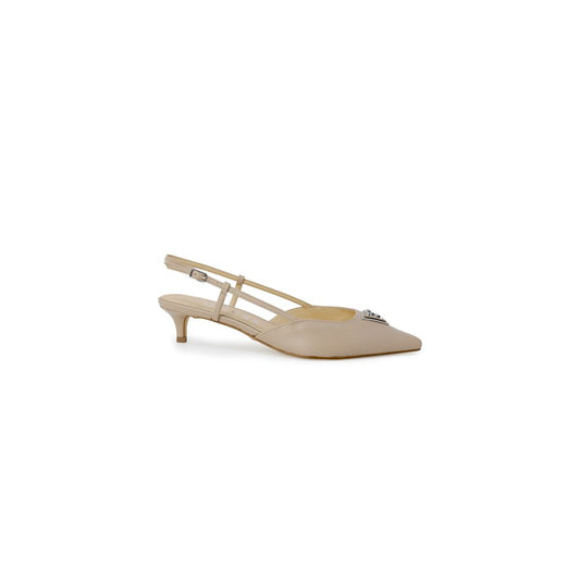 Guess Beige Polyester High Heel $280.00 Guess Luzworld