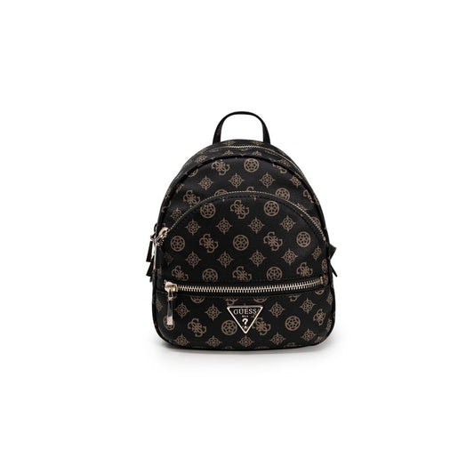 Guess Brown Polyethylene Backpack $308.00 Guess Luzworld