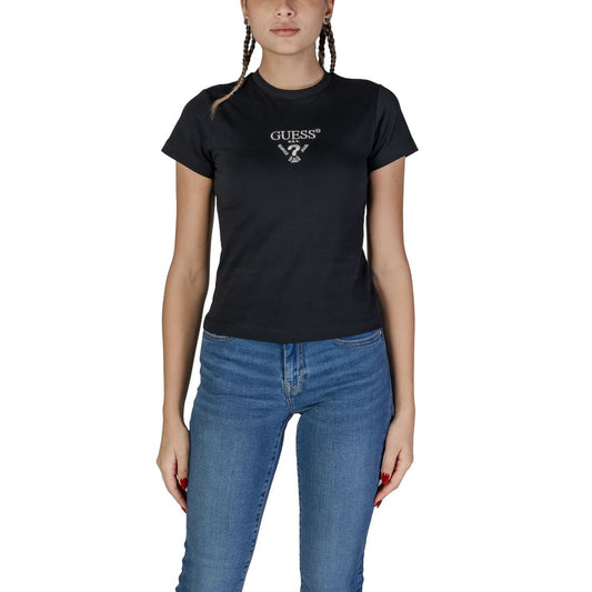 Guess Active Black Cotton T-Shirt $133.00 Guess Active Luzworld