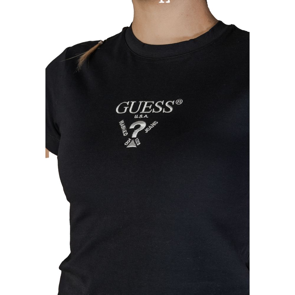 Guess Active Black Cotton T-Shirt $133.00 Guess Active Luzworld