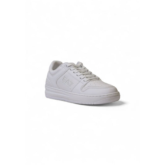 EA7 Emporio Armani White Polyester Sneaker $289.00 EA7 Emporio Armani Luzworld