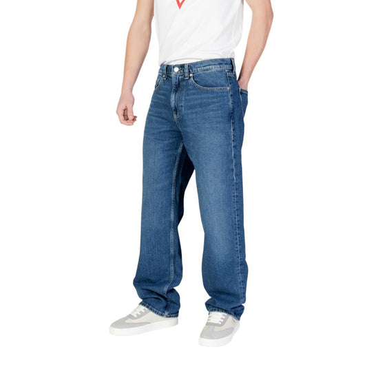 Tommy Hilfiger Jeans Blue Recycled Cotton Relaxed Fit Jean $220.00 Tommy Hilfiger Jeans Luzworld