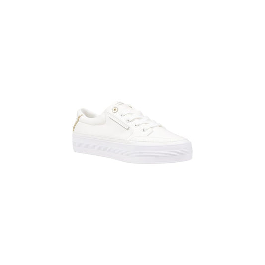 Tommy Hilfiger Cream Recycled Cotton Sneaker $207.00 Tommy Hilfiger Luzworld