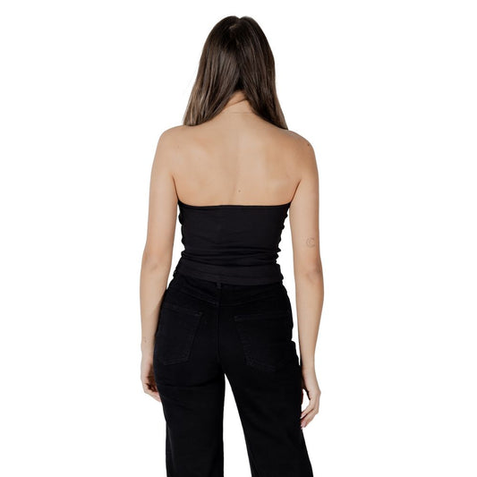 Calvin Klein Jeans Black Recycled Cotton Top $133.00 Calvin Klein Jeans Luzworld