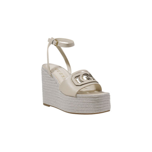 Guess Cream Synthetic High Heel $543.00 Guess Luzworld