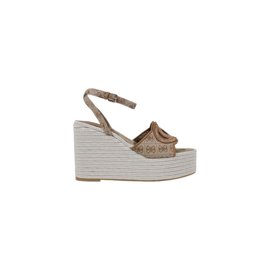 Guess Beige Polyester High Heel $324.00 Guess Luzworld