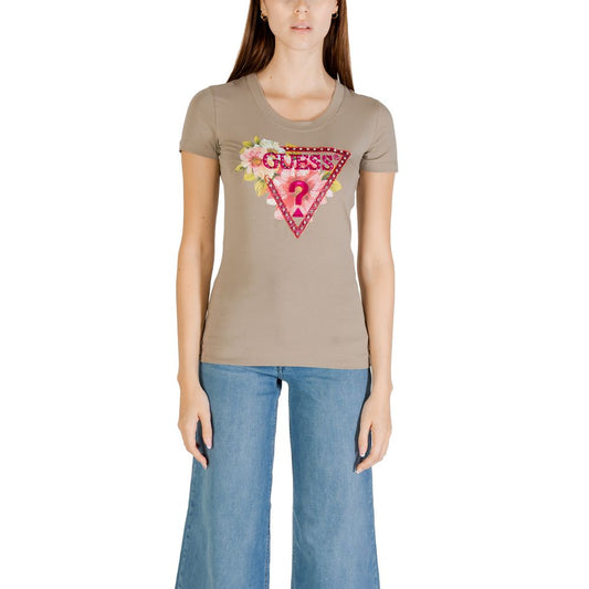 Guess Green Cotton T-Shirt $158.00 Guess Luzworld