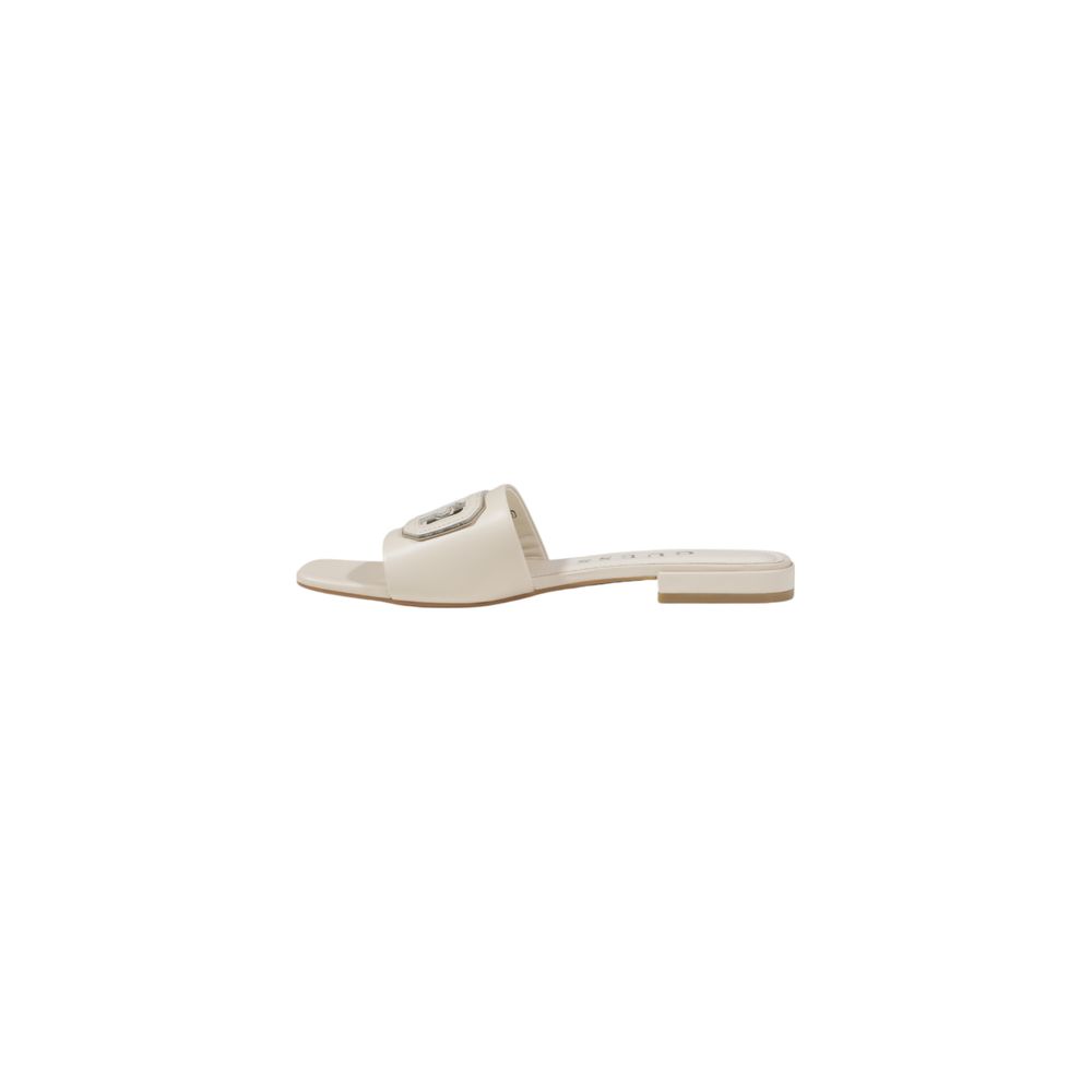 Guess Cream Leather Sandal $251.00 Guess Luzworld