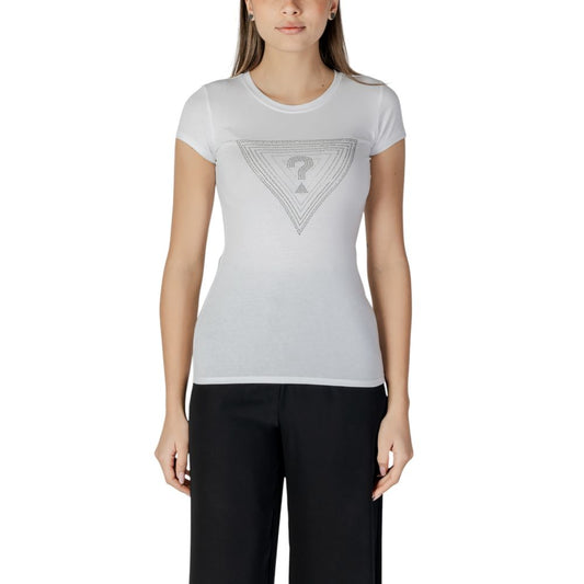 Guess White Cotton T-Shirt $137.00 Guess Luzworld