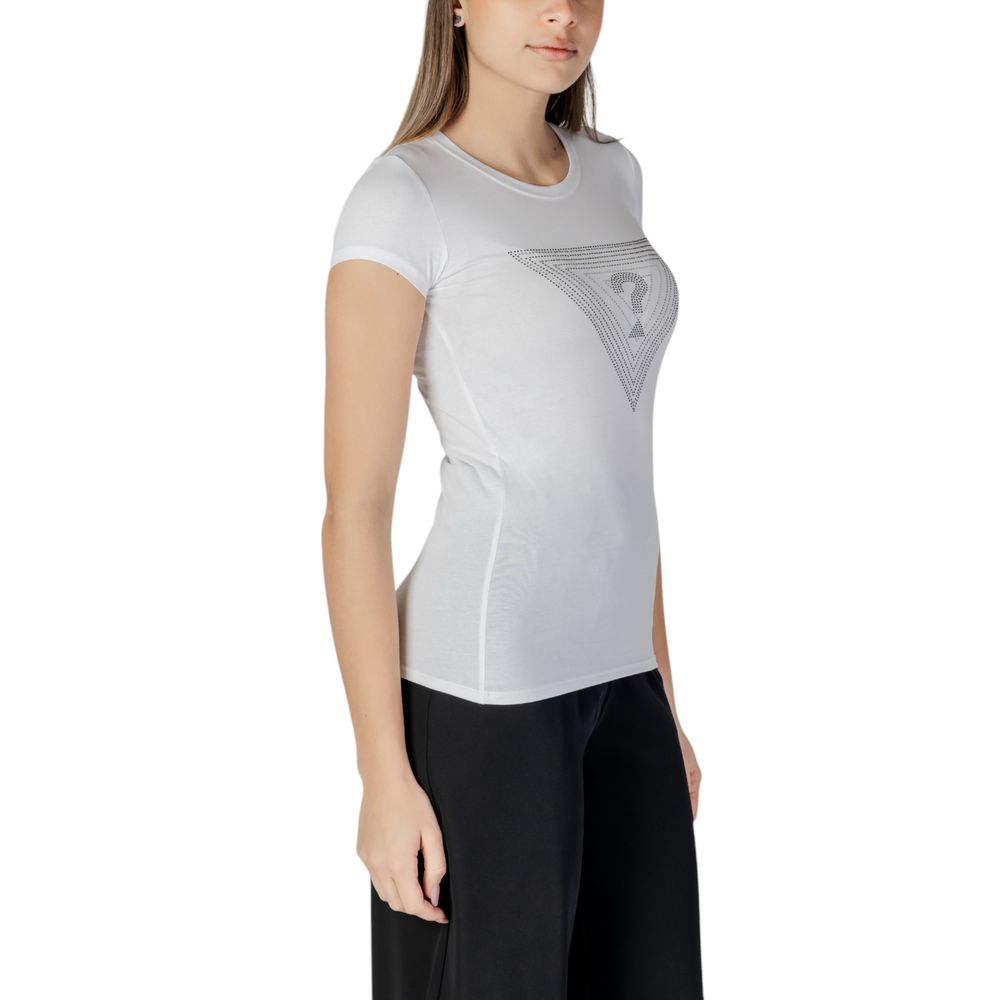 Guess White Cotton T-Shirt $137.00 Guess Luzworld