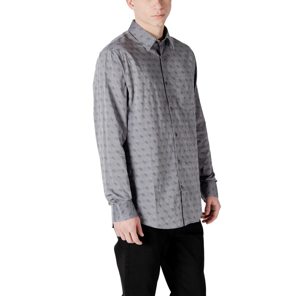 Guess Gray Cotton Shirt $213.00 Guess Luzworld