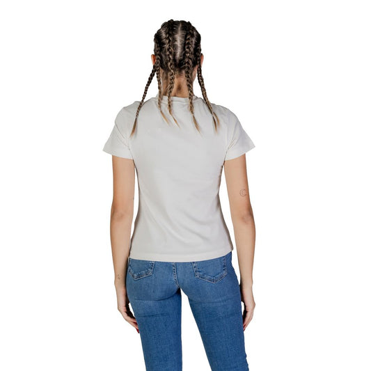 Guess Active Cream Cotton T-Shirt $145.00 Guess Active Luzworld