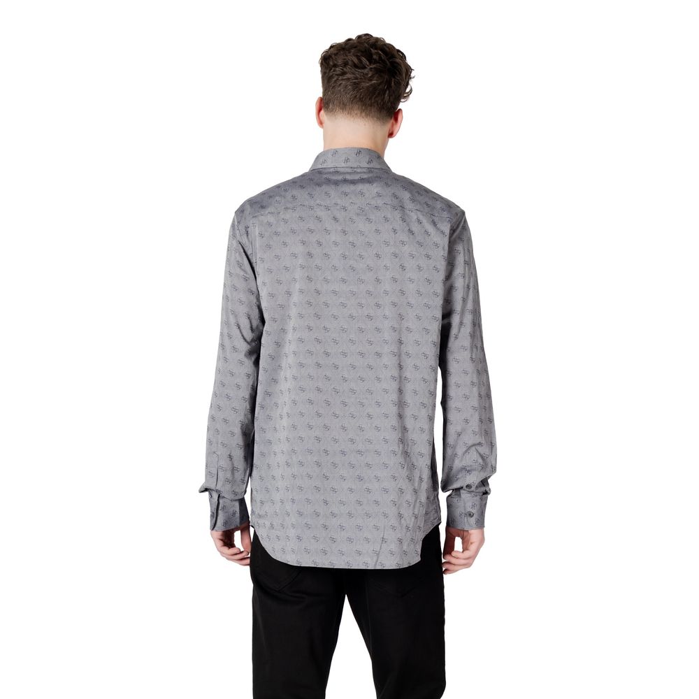Guess Gray Cotton Shirt $213.00 Guess Luzworld