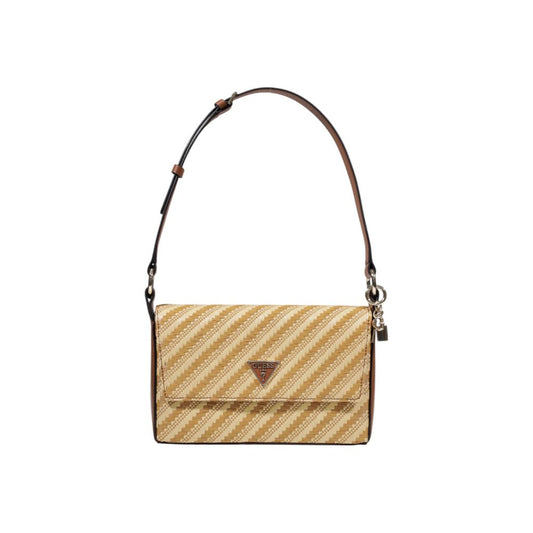 Guess Beige Polypropylene Handbag $298.00 Guess Luzworld