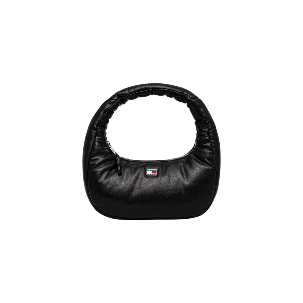 Tommy Hilfiger Black Polyethylene Handbag $220.00 Tommy Hilfiger Luzworld
