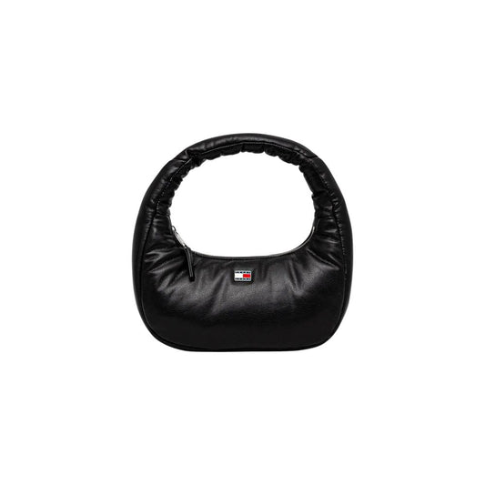 Tommy Hilfiger Black Polyethylene Handbag $220.00 Tommy Hilfiger Luzworld