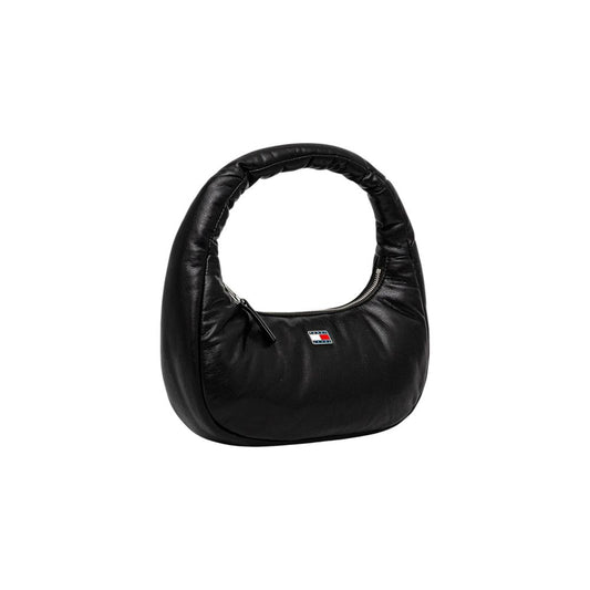 Tommy Hilfiger Black Polyethylene Handbag $220.00 Tommy Hilfiger Luzworld