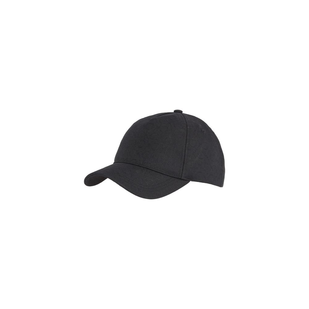 Calvin Klein Black Recycled Polyester Caps Baseball Hat $139.00 Calvin Klein Luzworld