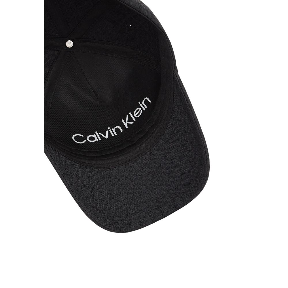 Calvin Klein Black Recycled Polyester Caps Baseball Hat $139.00 Calvin Klein Luzworld