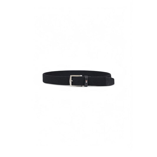 Tommy Hilfiger Black Recycled Polyester Belt $157.00 Tommy Hilfiger Luzworld