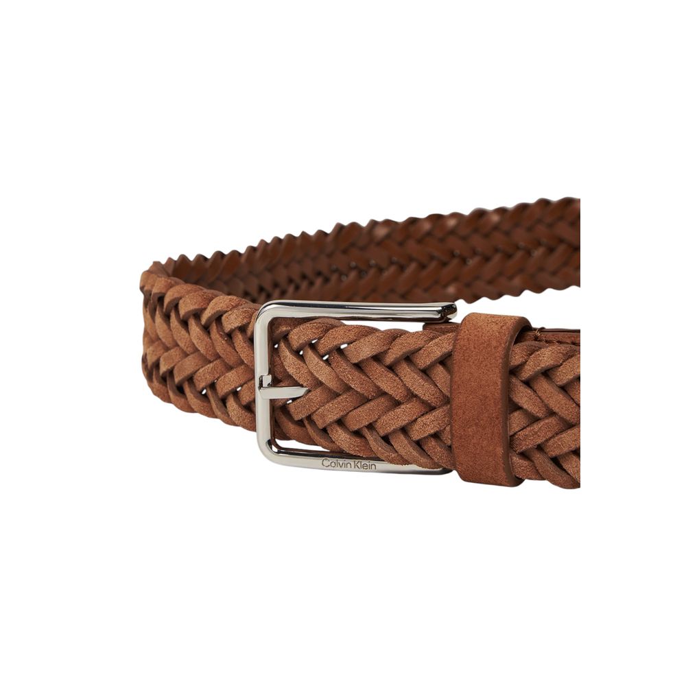 Calvin Klein Brown Leather Belt $176.00 Calvin Klein Luzworld