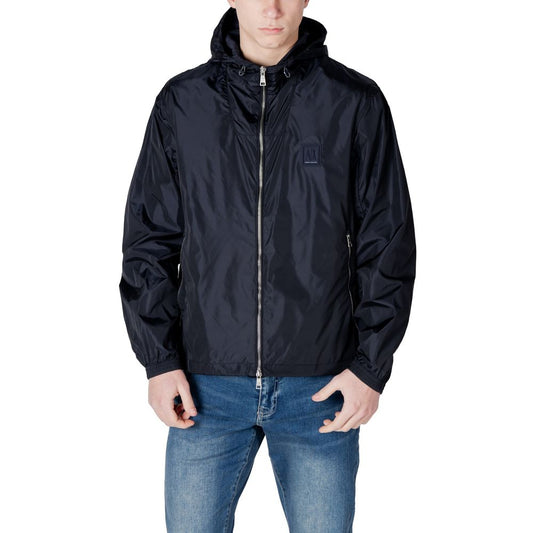 Armani Exchange Blue Polyamide Jackets & Coat $360.00 Armani Exchange Luzworld