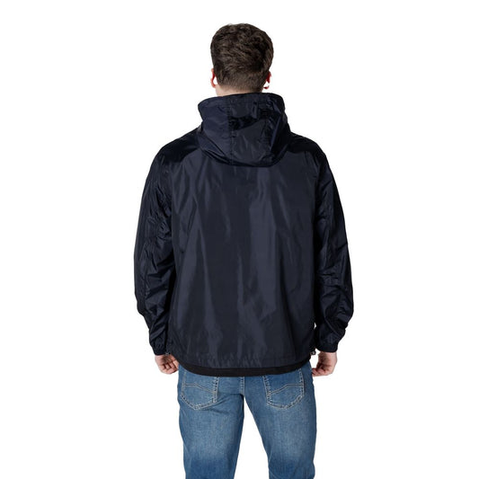 Armani Exchange Blue Polyamide Jackets & Coat $360.00 Armani Exchange Luzworld