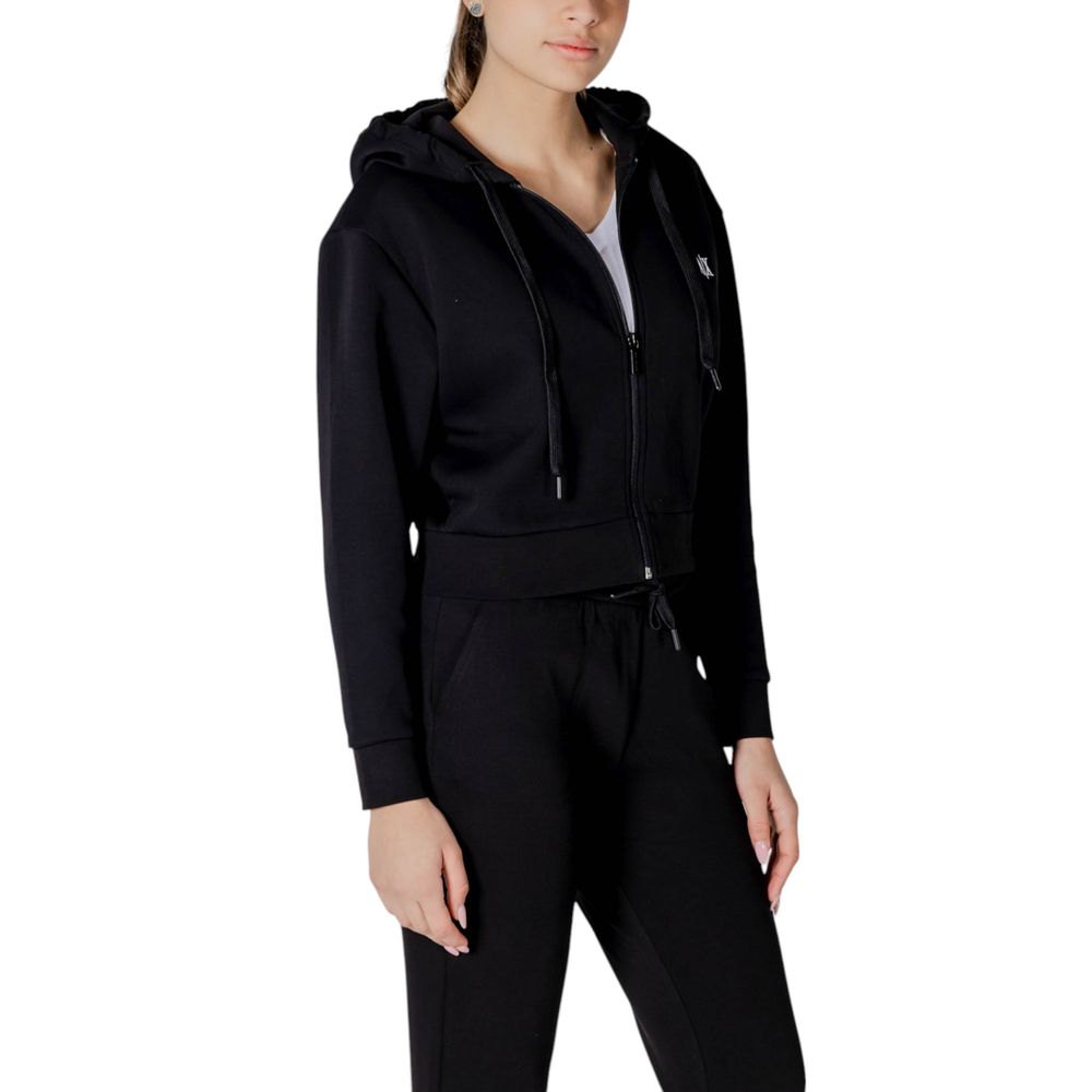 Armani Exchange Black Cotton Hoody $266.00 Armani Exchange Luzworld
