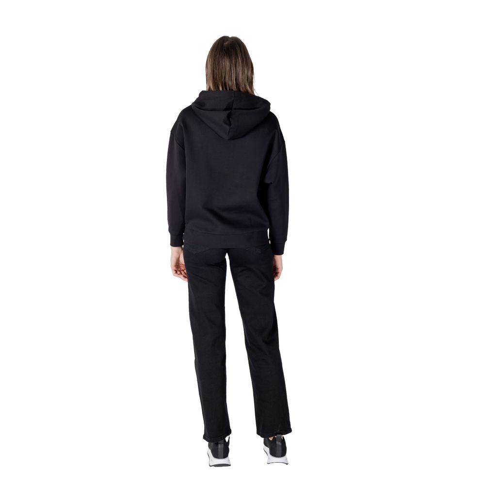 Armani Exchange Black Cotton Hoody $252.00 Armani Exchange Luzworld
